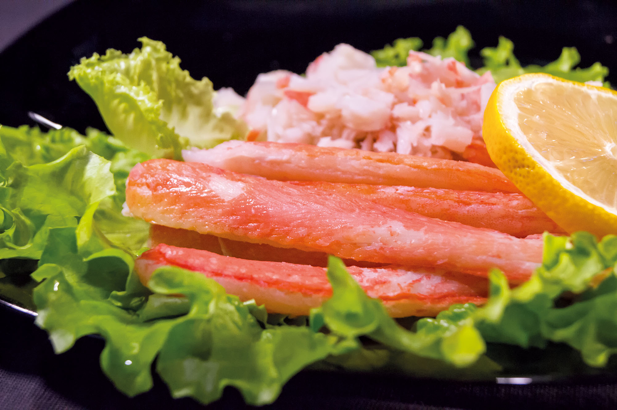 Мясо камчатского краба салатное фото